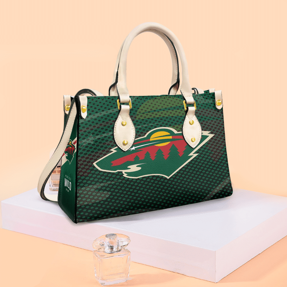 Minnesota Wild 2 Leather Handbag 1 Minnesota Wild 2 Leather Handbag