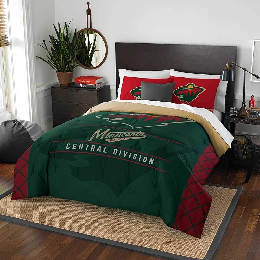Minnesota Wild Bedding Set 1 Minnesota Wild Bedding Set