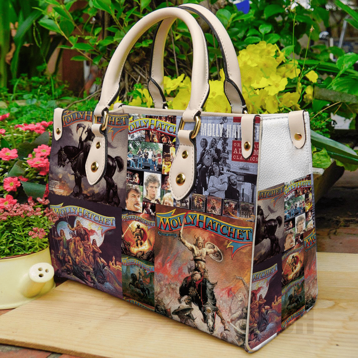 Molly Hatchet Leather Handbag 1 Molly Hatchet Leather Handbag