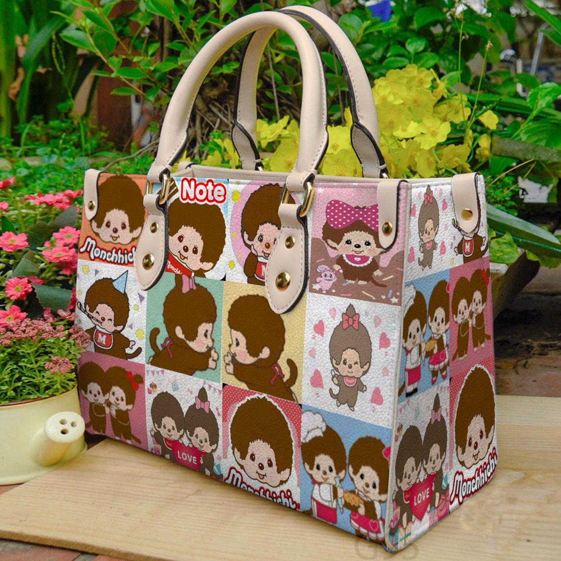 Monchhichi Leather Handbag 1 Monchhichi Leather Handbag