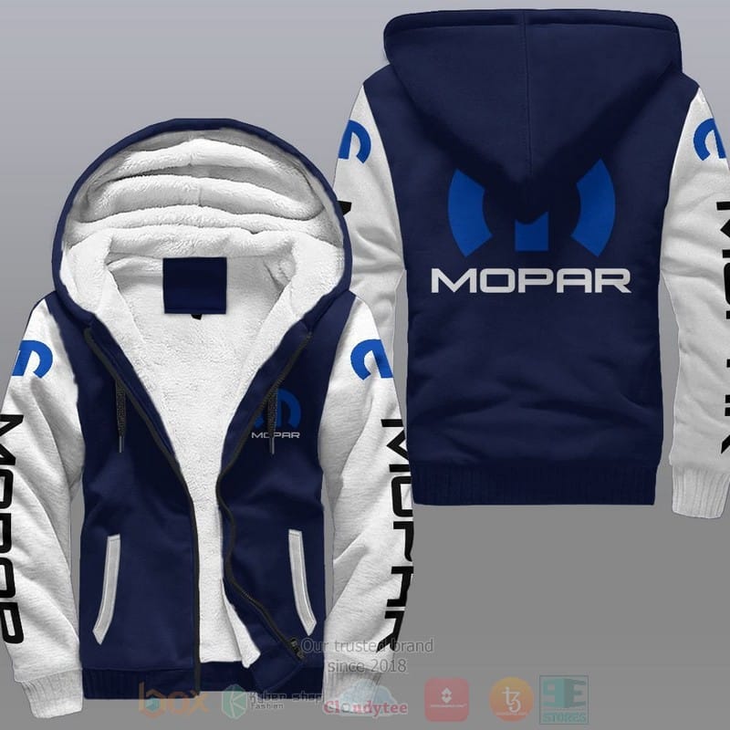 Mopar Blue Fleece Jacket 1 Mopar Blue Fleece Jacket