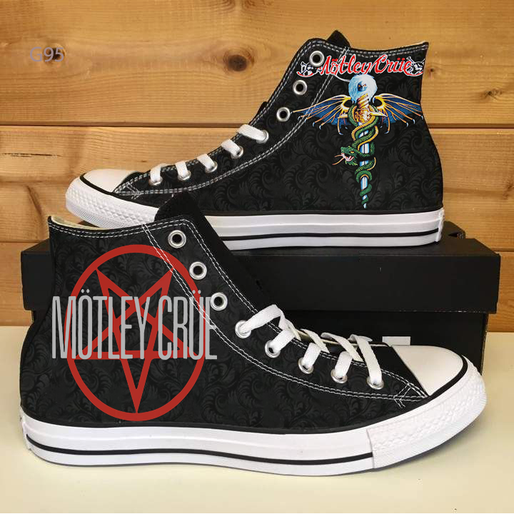 Mötley Crüe High Top Shoes 1 Mötley Crüe High Top Shoes