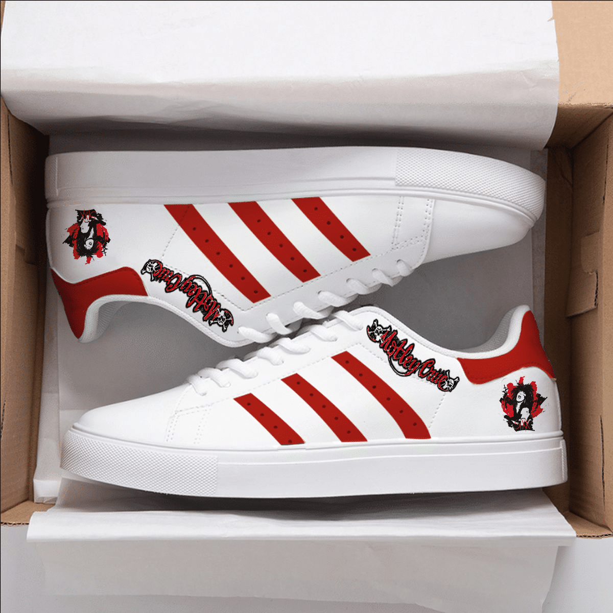 Motley Crue Stan Smith Shoes 1 Motley Crue Stan Smith Shoes