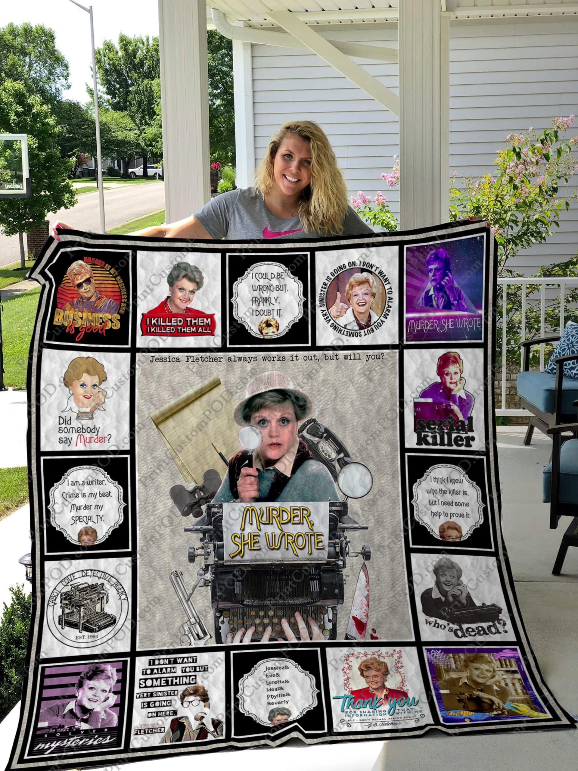 Murder She Wrote Blanket 1 Murder She Wrote Blanket