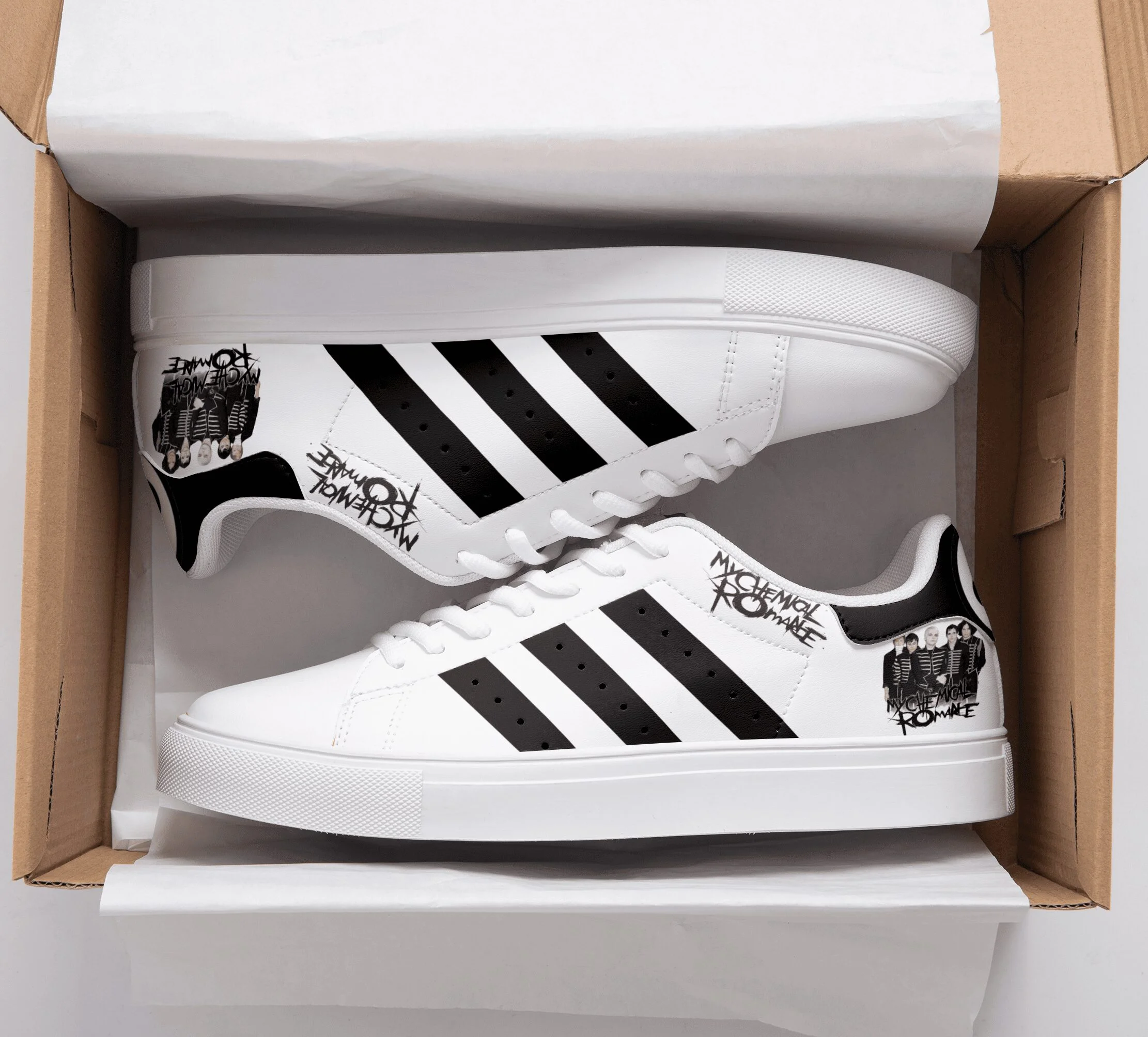 My Chemical Romance Stan Smith Shoes 1 My Chemical Romance Stan Smith Shoes