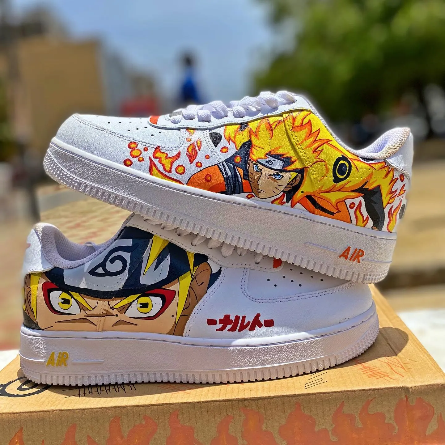 Naruto Air Force Shoes 1 Naruto Air Force Shoes