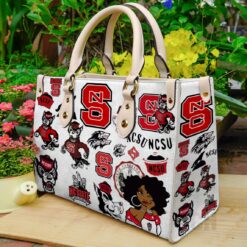 Nc State Wolfpack Leather Handbag