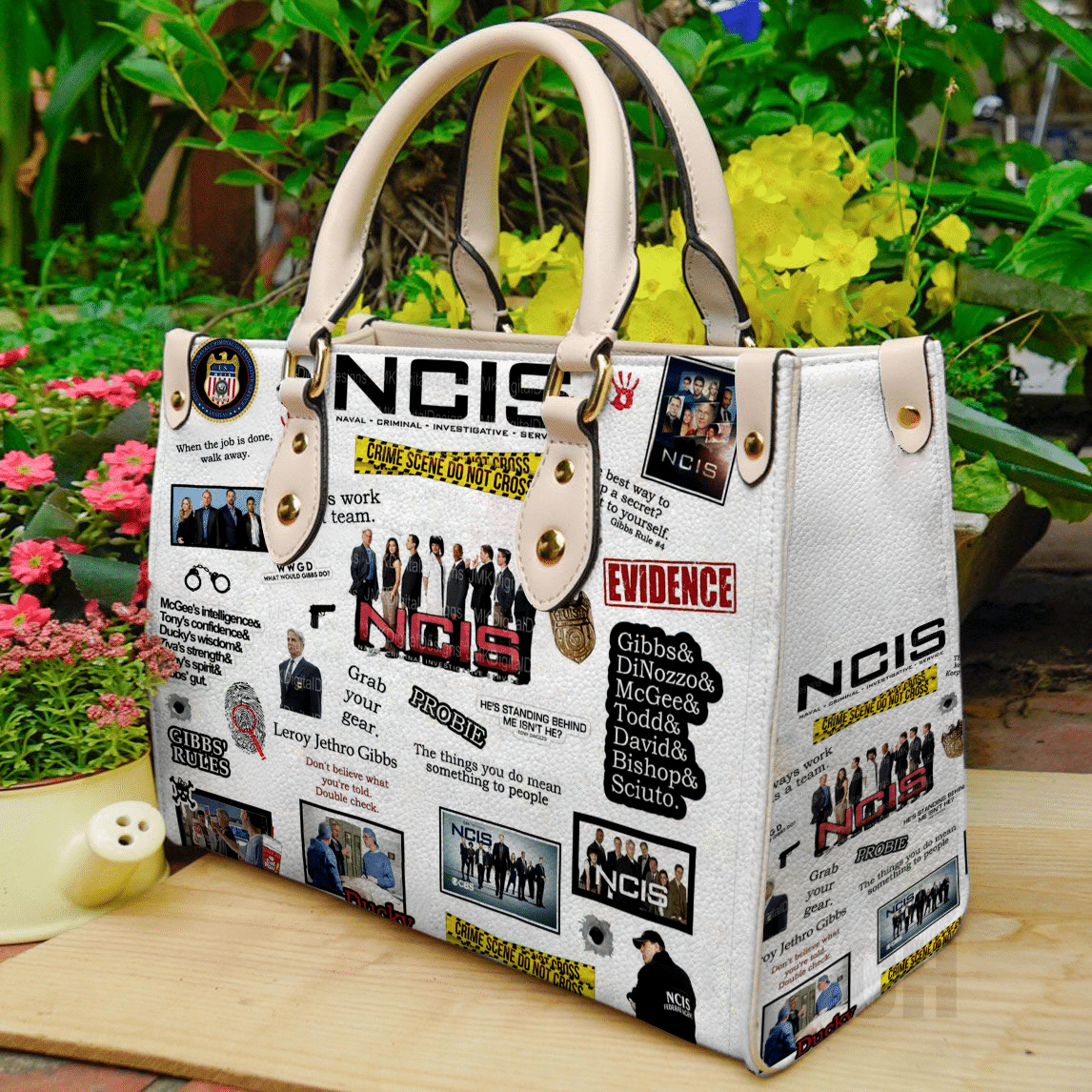 Ncis Show Leather Handbag 1 Ncis Show Leather Handbag