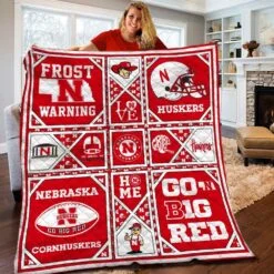 Nebraska Cornhuskers I0 Blanket