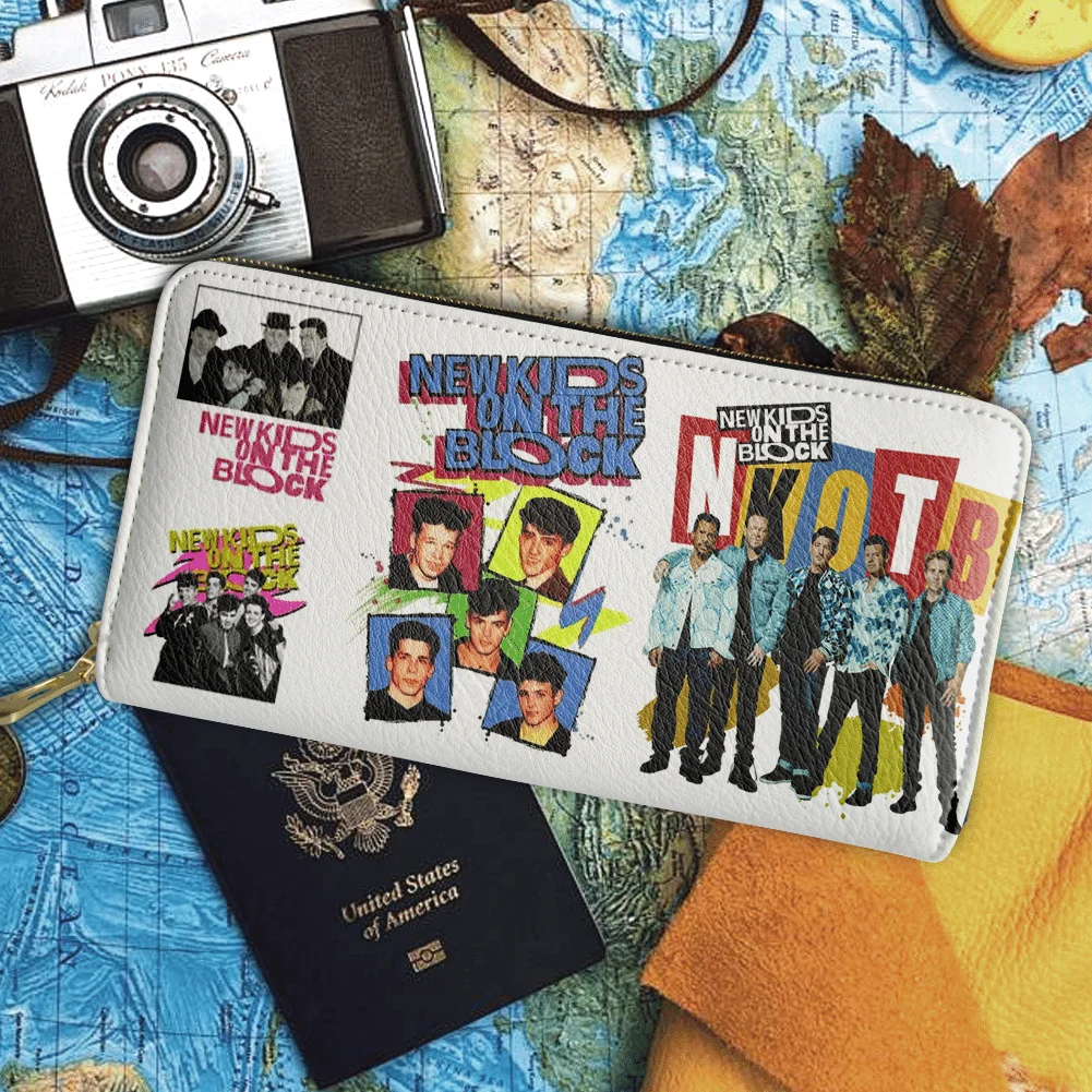 New Kids Nkotb Zip Organizer Wallet 1 New Kids Nkotb Zip Organizer Wallet