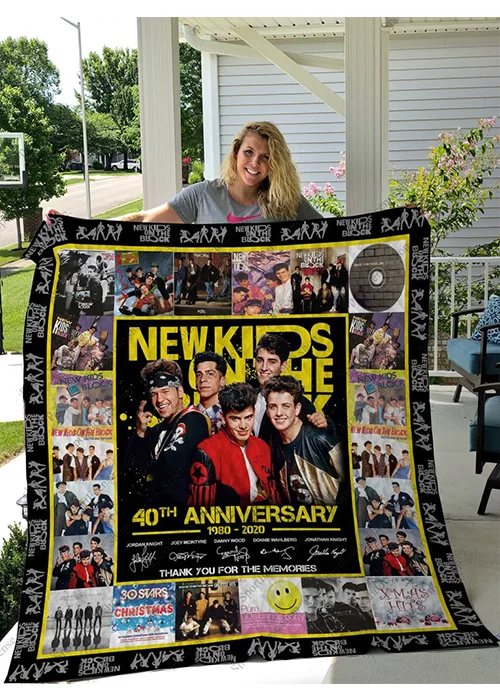 New Kids On The Block Blanket 1 New Kids On The Block Blanket