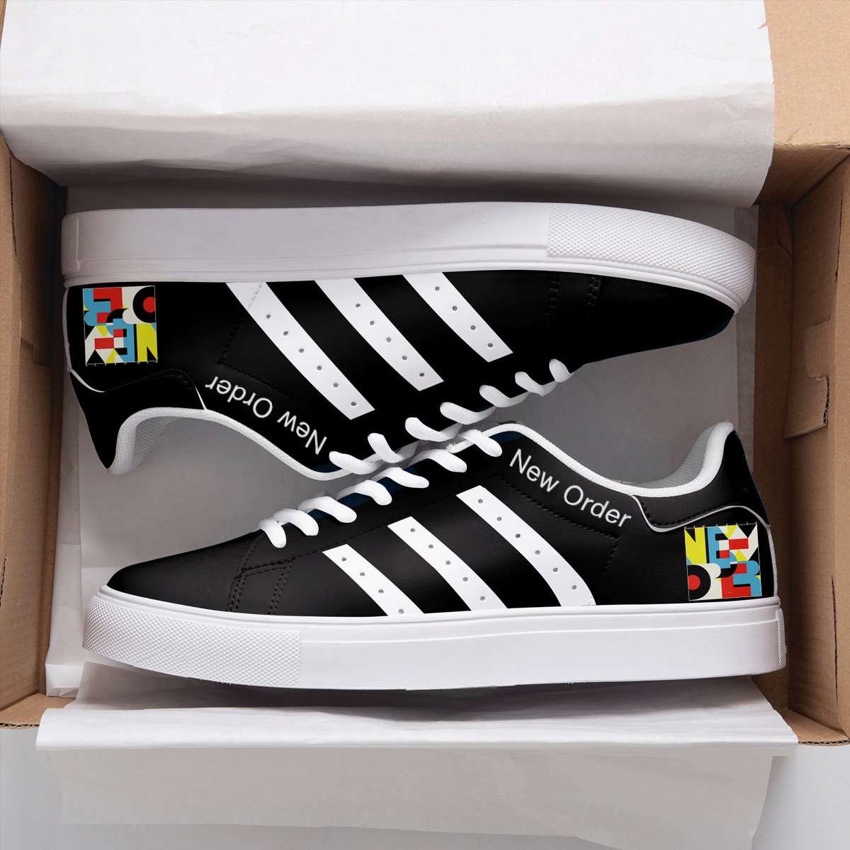 New Order Band Stan Smith Shoes 1 New Order Band Stan Smith Shoes