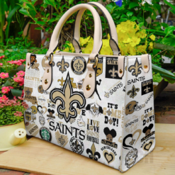 New Orleans 02 Saints Leather Handbag