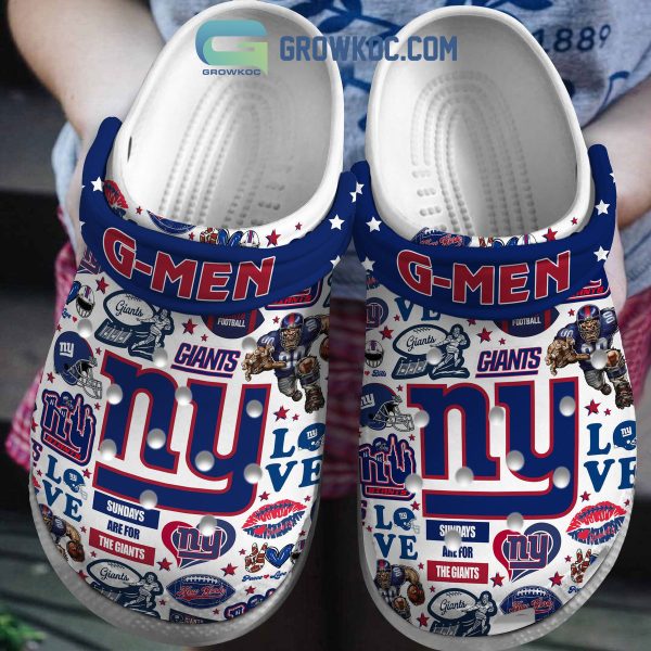 New York Giants Soft Clogs 1 New York Giants Soft Clogs