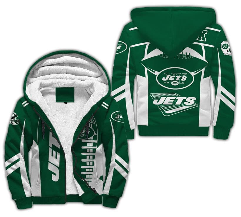 New York Jets A00 Fleece Jacket 1 New York Jets A00 Fleece Jacket
