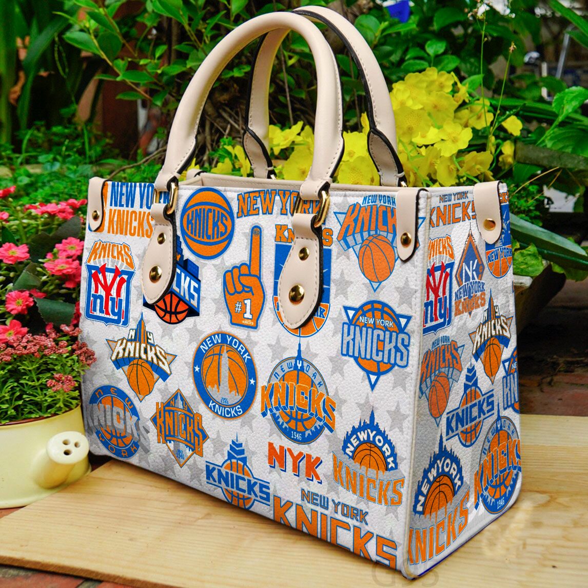 New York Knicks Leather Handbag 1 New York Knicks Leather Handbag