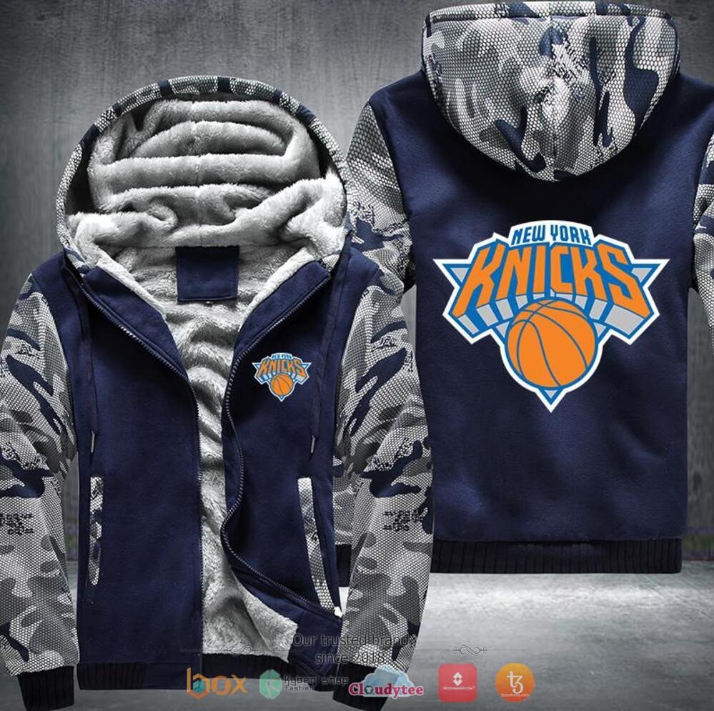 New York Knicks NBA Fleece Jacket 1 New York Knicks NBA Fleece Jacket