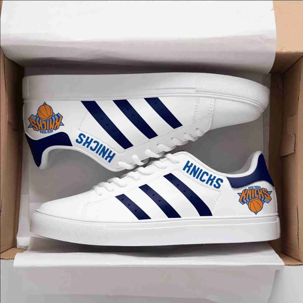 New York Knicks Stan Smith Shoes 1 New York Knicks Stan Smith Shoes