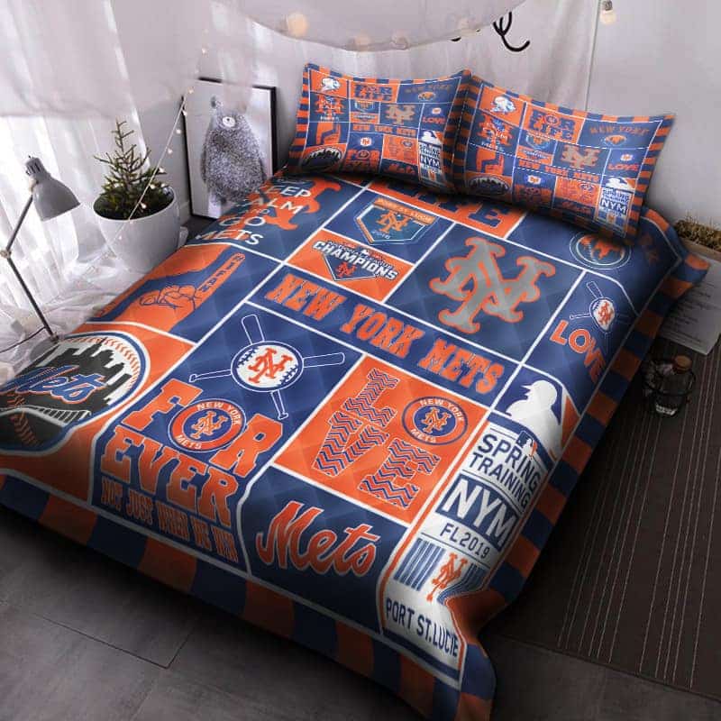 New York Mets Bedding Set 1 New York Mets Bedding Set