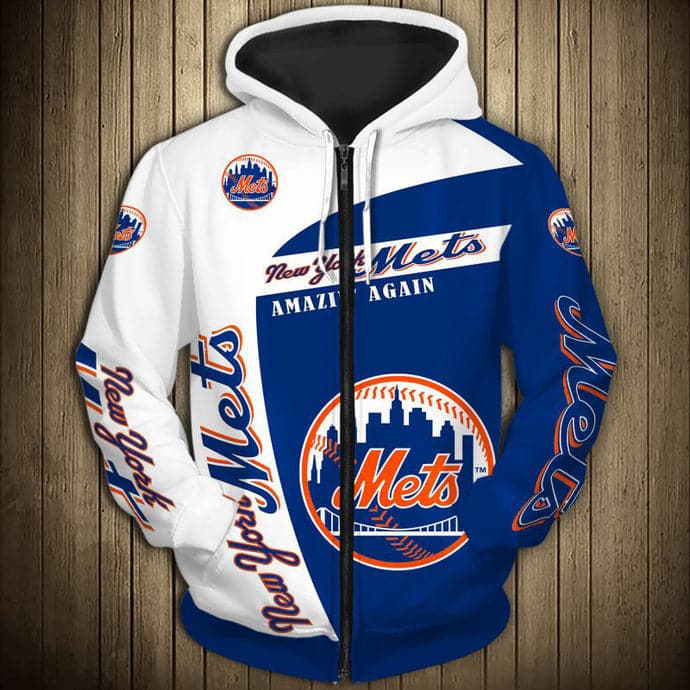 New York Mets Hoodie Zip Hoodie 3D 1 New York Mets Hoodie Zip Hoodie 3D