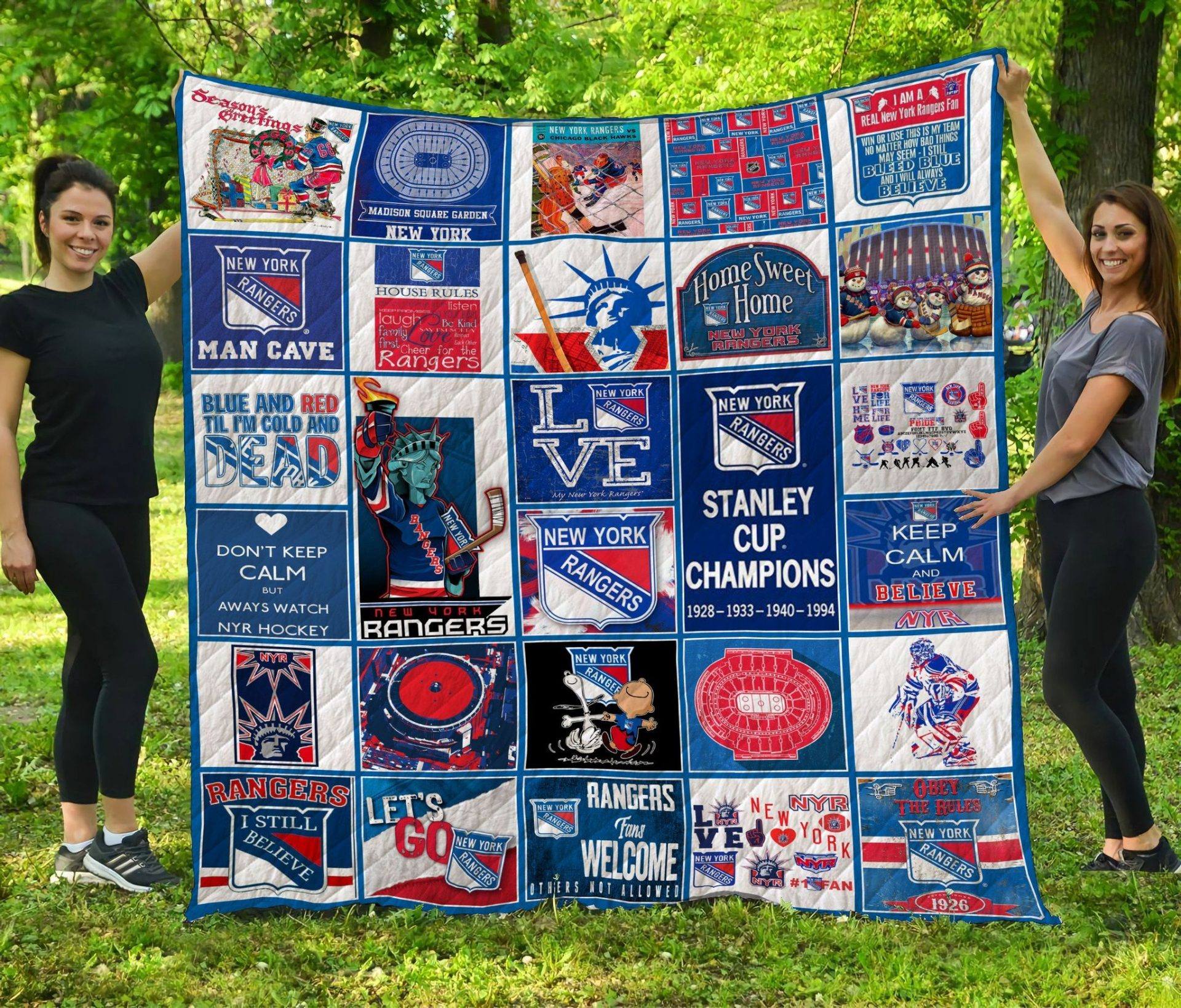 New York Rangers Blanket 1 New York Rangers Blanket