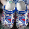 New York Rangers Love Rangers Soft Clogs