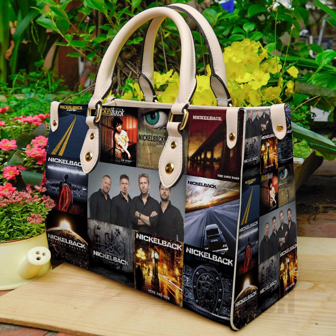Nickelback 06 Leather Handbag 1 Nickelback 06 Leather Handbag