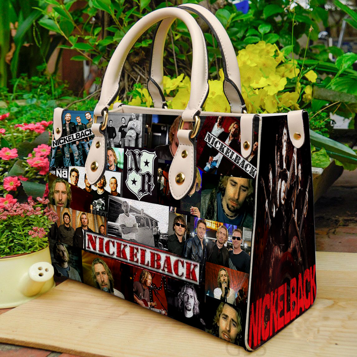 Nickelback A2 Leather Handbag 1 Nickelback A2 Leather Handbag