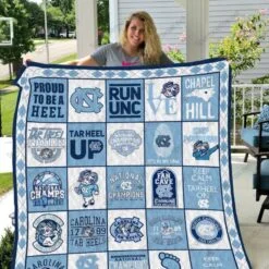 North Carolina Tar Heels 3 Blanket