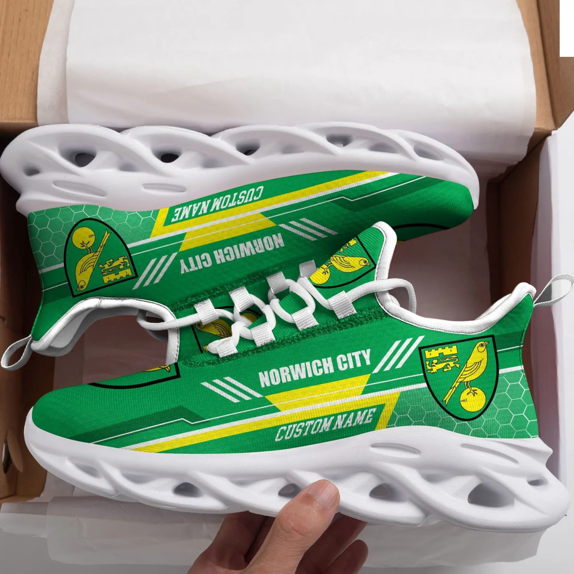 Norwich City FC Max Soul Shoes 1 Norwich City FC Max Soul Shoes