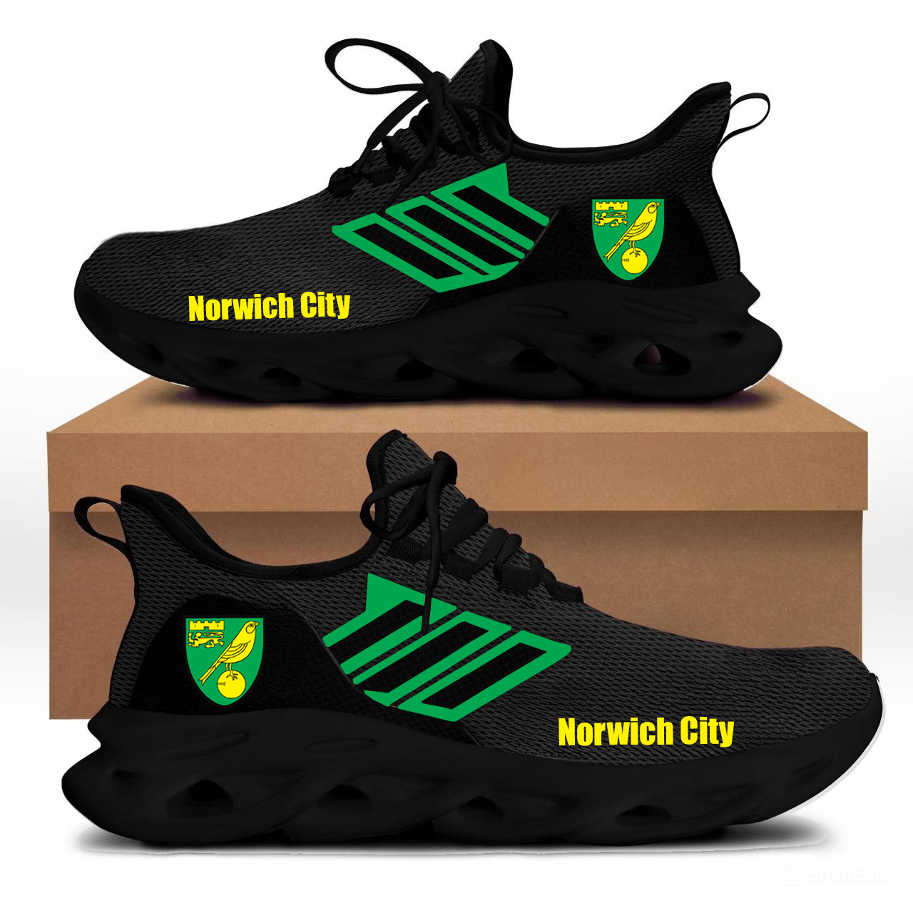Norwich City FC Max Soul Shoes 1 Norwich City FC Max Soul Shoes