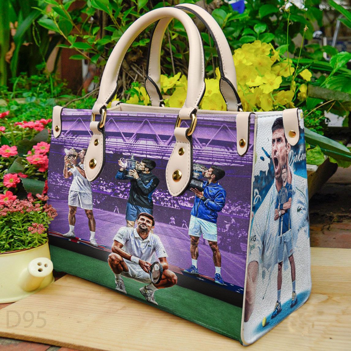 Novak Djokovic Leather Handbag 1 Novak Djokovic Leather Handbag
