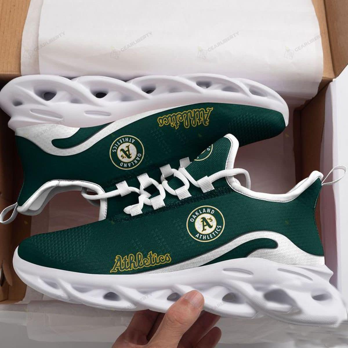 Oakland Athletics Max Soul Shoes 1 Oakland Athletics Max Soul Shoes