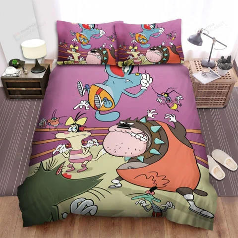 Oggy And The Cockroaches Bedding Set 1 Oggy And The Cockroaches Bedding Set