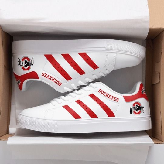 Ohio State Buckeye Stan Smith Shoes 1 Ohio State Buckeye Stan Smith Shoes