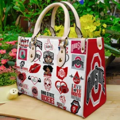 Ohio State Buckeyes Leather Handbag