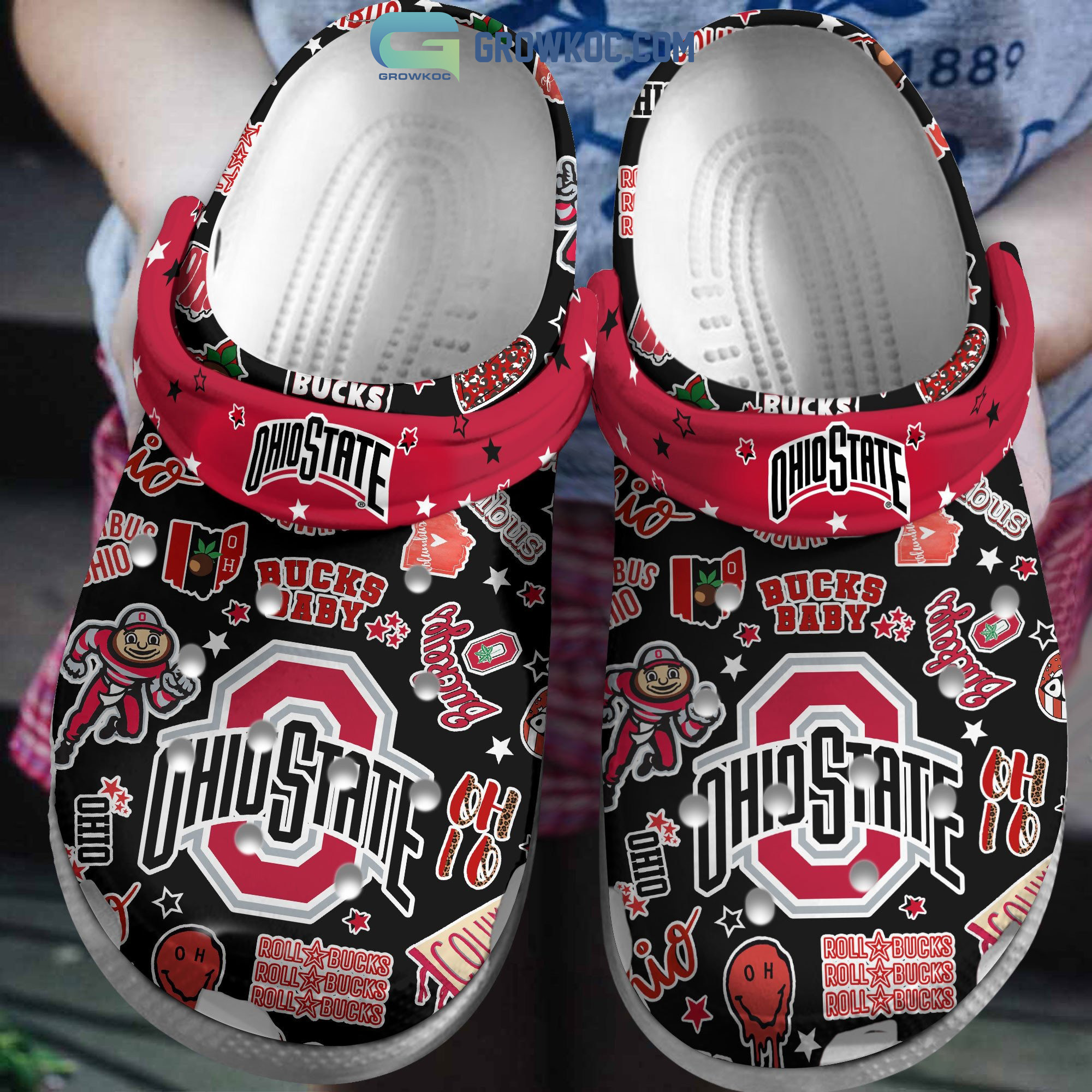 Ohio State Buckeyes Soft Clogs 1 Ohio State Buckeyes Soft Clogs