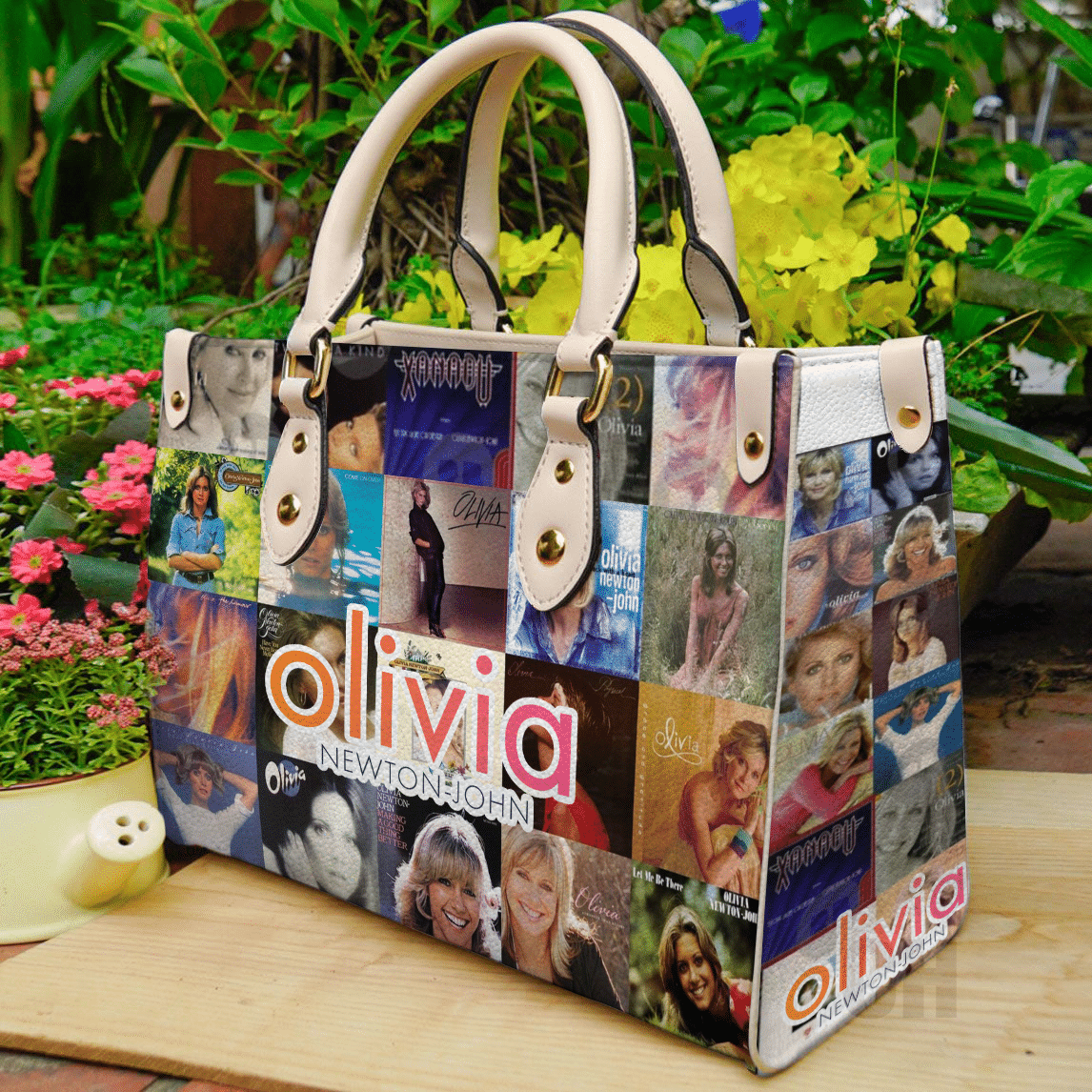 Olivia Newton-John 02 Leather Handbag 1 Olivia Newton-John 02 Leather Handbag