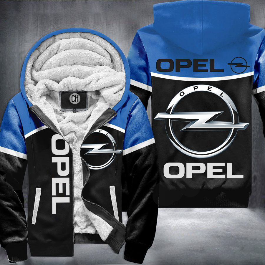 Opel Blue Fleece Jacket 1 Opel Blue Fleece Jacket