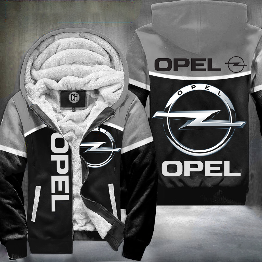 Opel Gray Fleece Jacket 1 Opel Gray Fleece Jacket