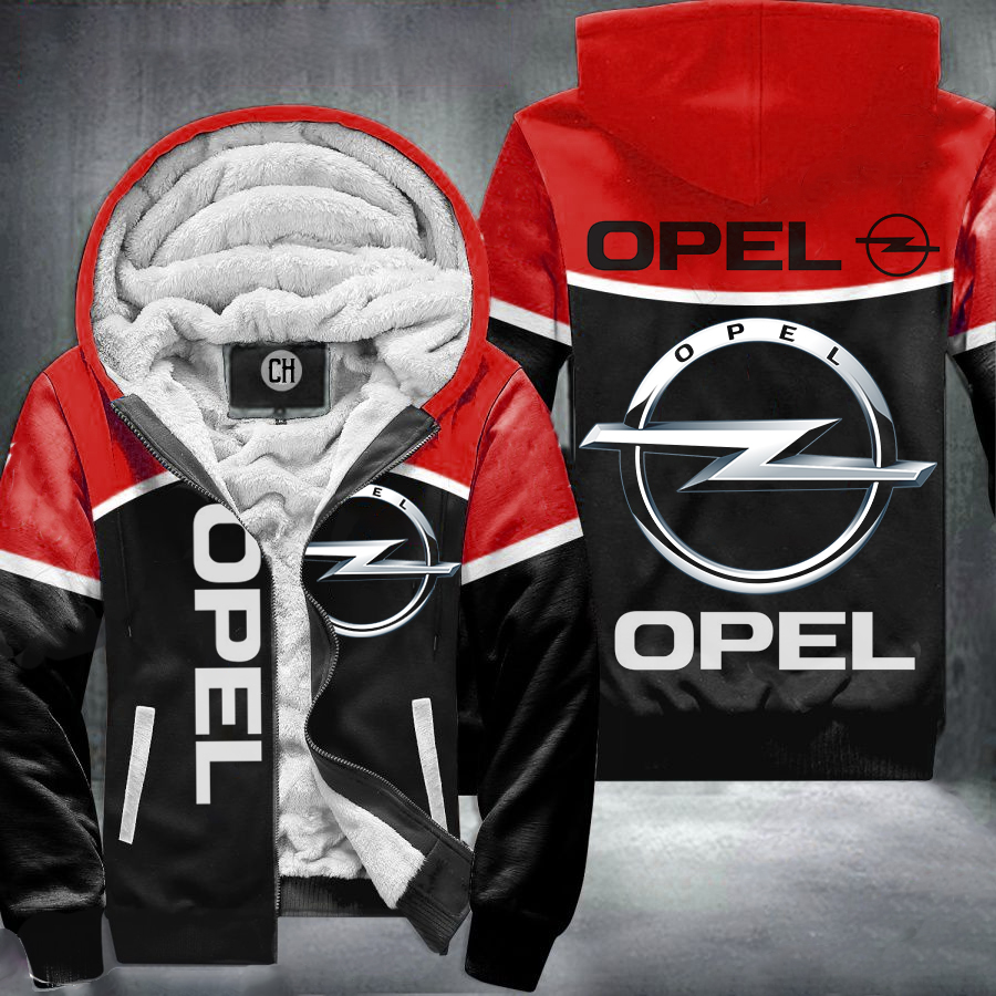 Opel Red Fleece Jacket 1 Opel Red Fleece Jacket