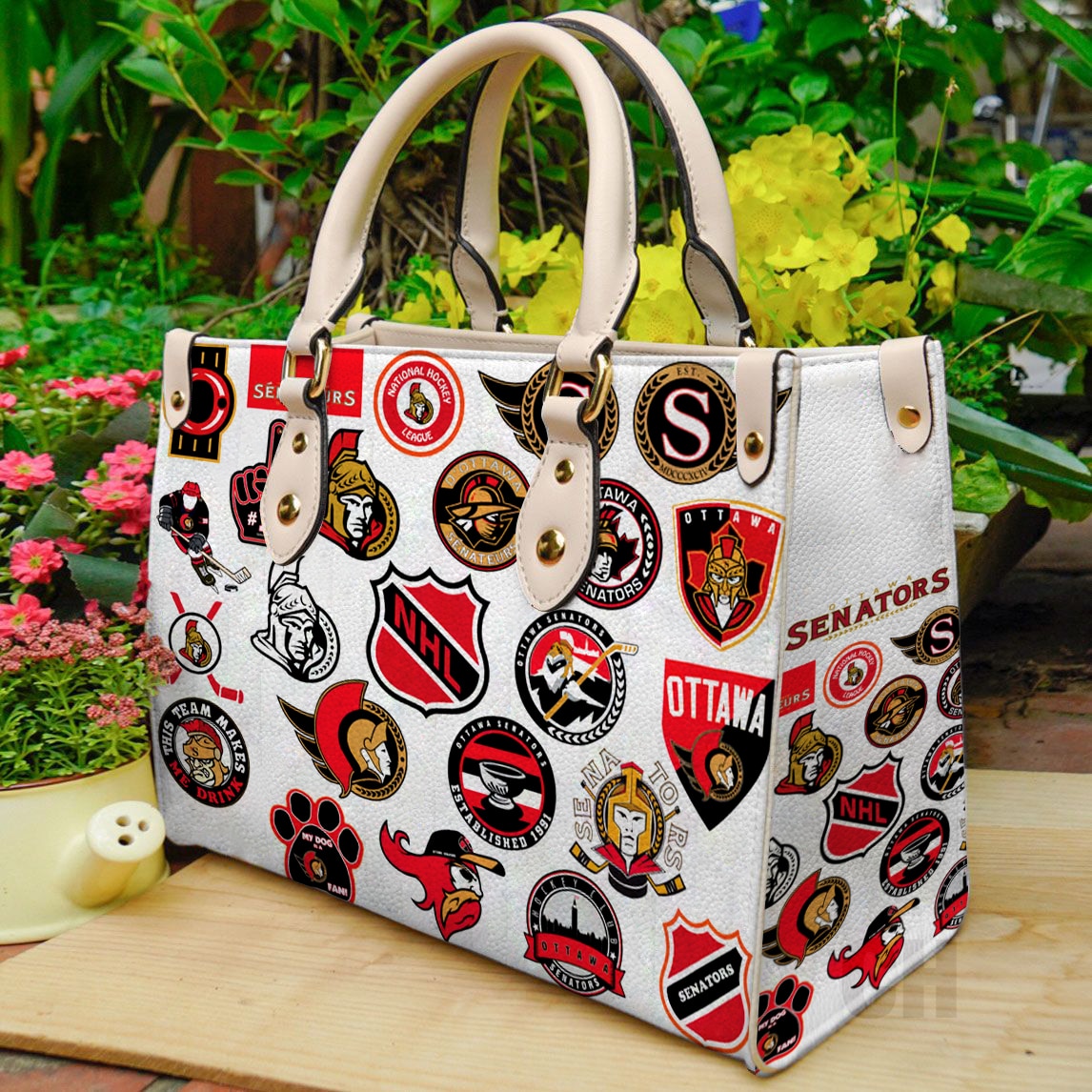 Ottawa Senators Leather Handbag 1 Ottawa Senators Leather Handbag