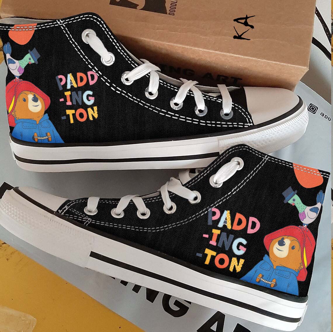 Paddington Bear High Top Shoes 1 Paddington Bear High Top Shoes