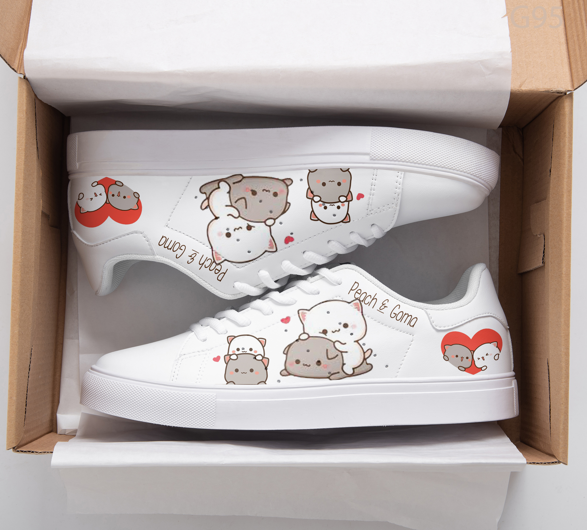Peach And Goma Stan Smith Shoes 1 Peach And Goma Stan Smith Shoes