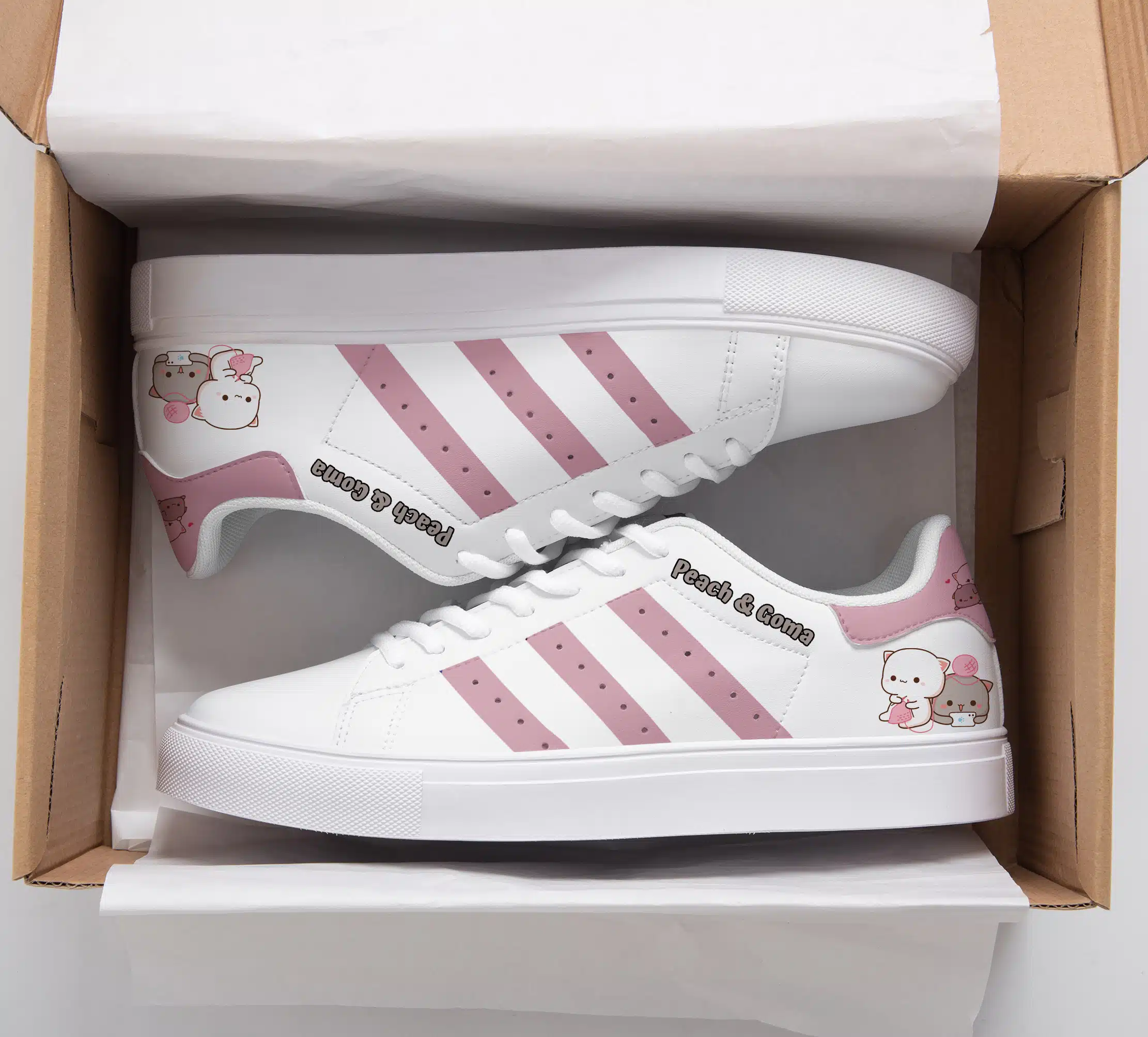 Peach And Goma Stan Smith Shoes 1 Peach And Goma Stan Smith Shoes