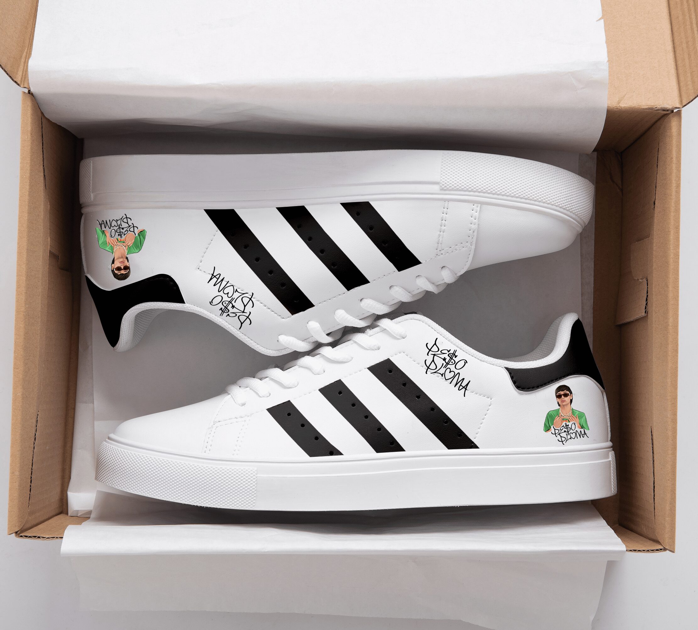 Peso Pluma Stan Smith Shoes 1 Peso Pluma Stan Smith Shoes
