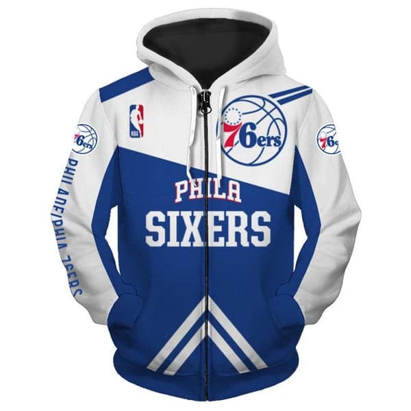 Philadelphia 76ERS 1 Hoodie Zip Hoodie 3D 1 Philadelphia 76ERS 1 Hoodie Zip Hoodie 3D