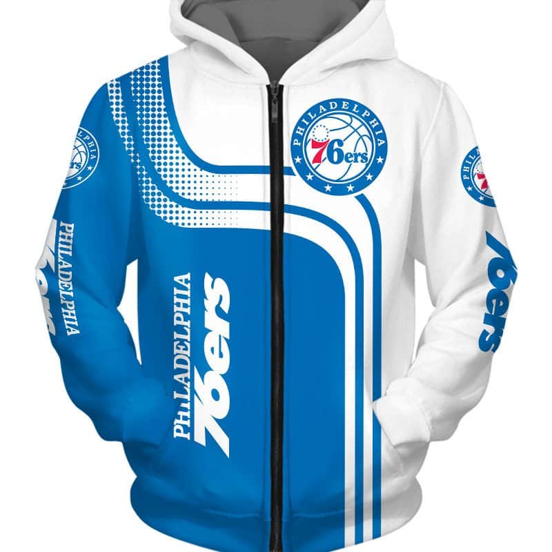 Philadelphia 76ERS Hoodie Zip Hoodie 3D 1 Philadelphia 76ERS Hoodie Zip Hoodie 3D