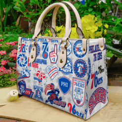 Philadelphia 76ERS Leather Handbag