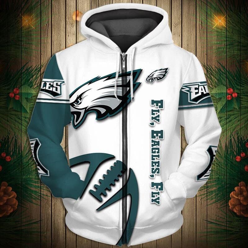 Philadelphia Eagles 4 Hoodie Zip Hoodie 3D 1 Philadelphia Eagles 4 Hoodie Zip Hoodie 3D